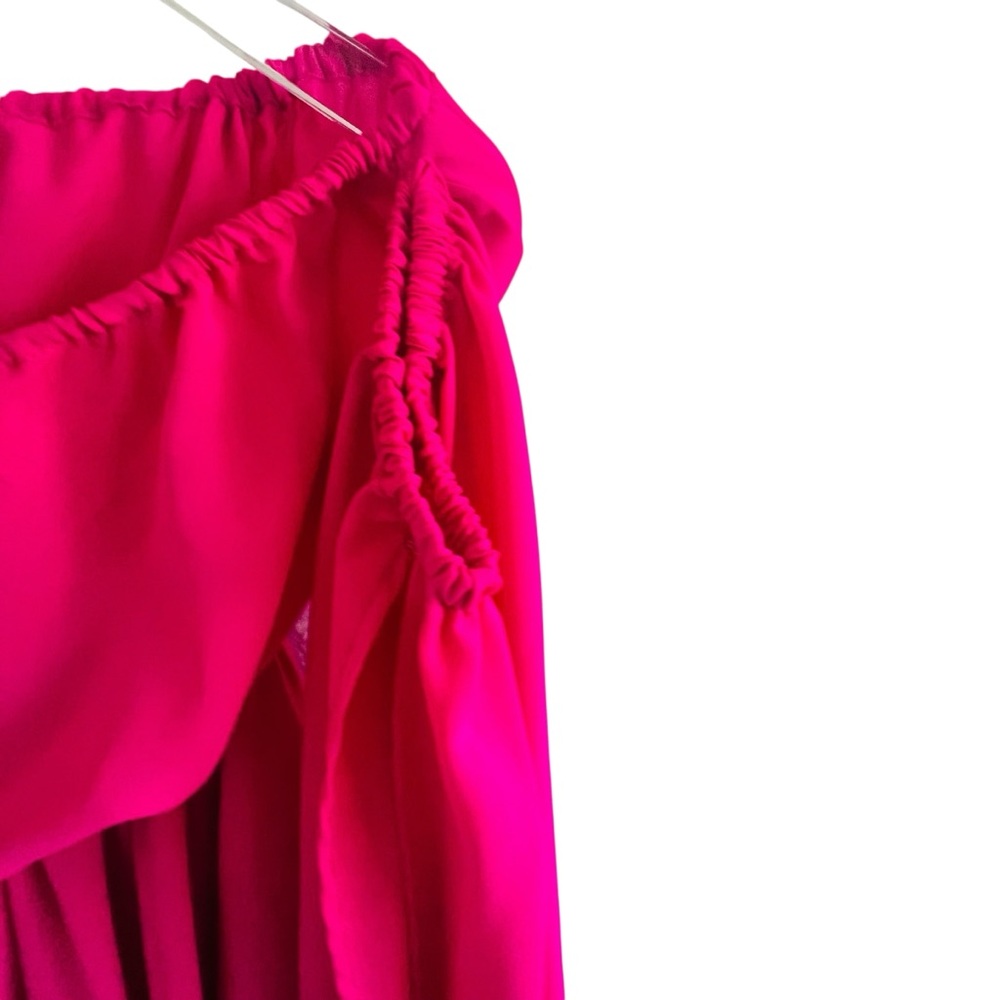 Oh Poly Pink Off-Shoulder Women's Dress - Picture 2 of 6